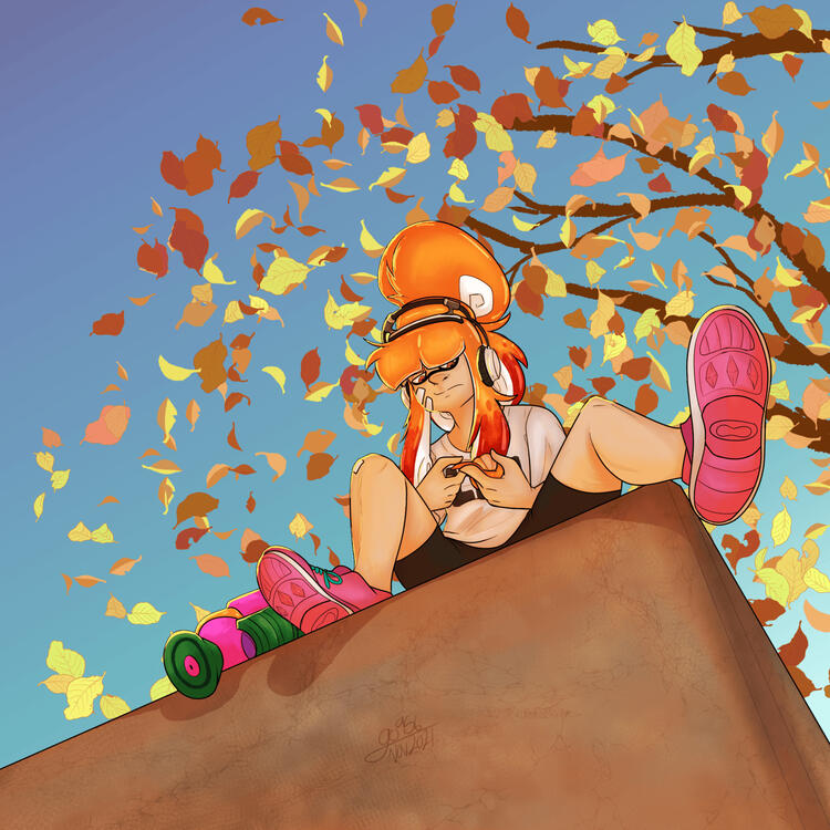 Arceli in the Fall, November 2021