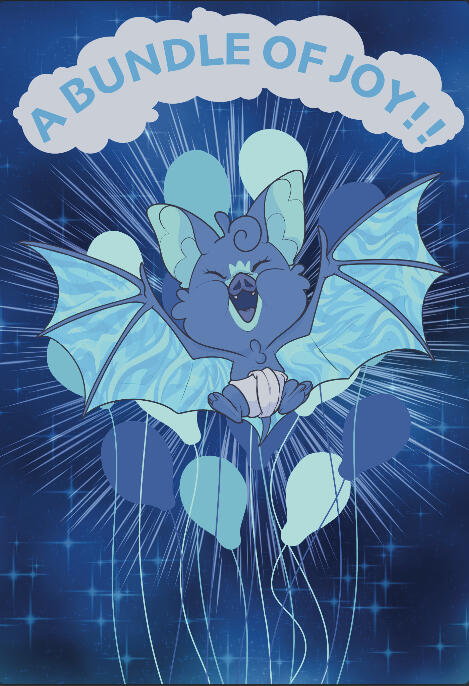 Baby Shower Bat Design, 2024